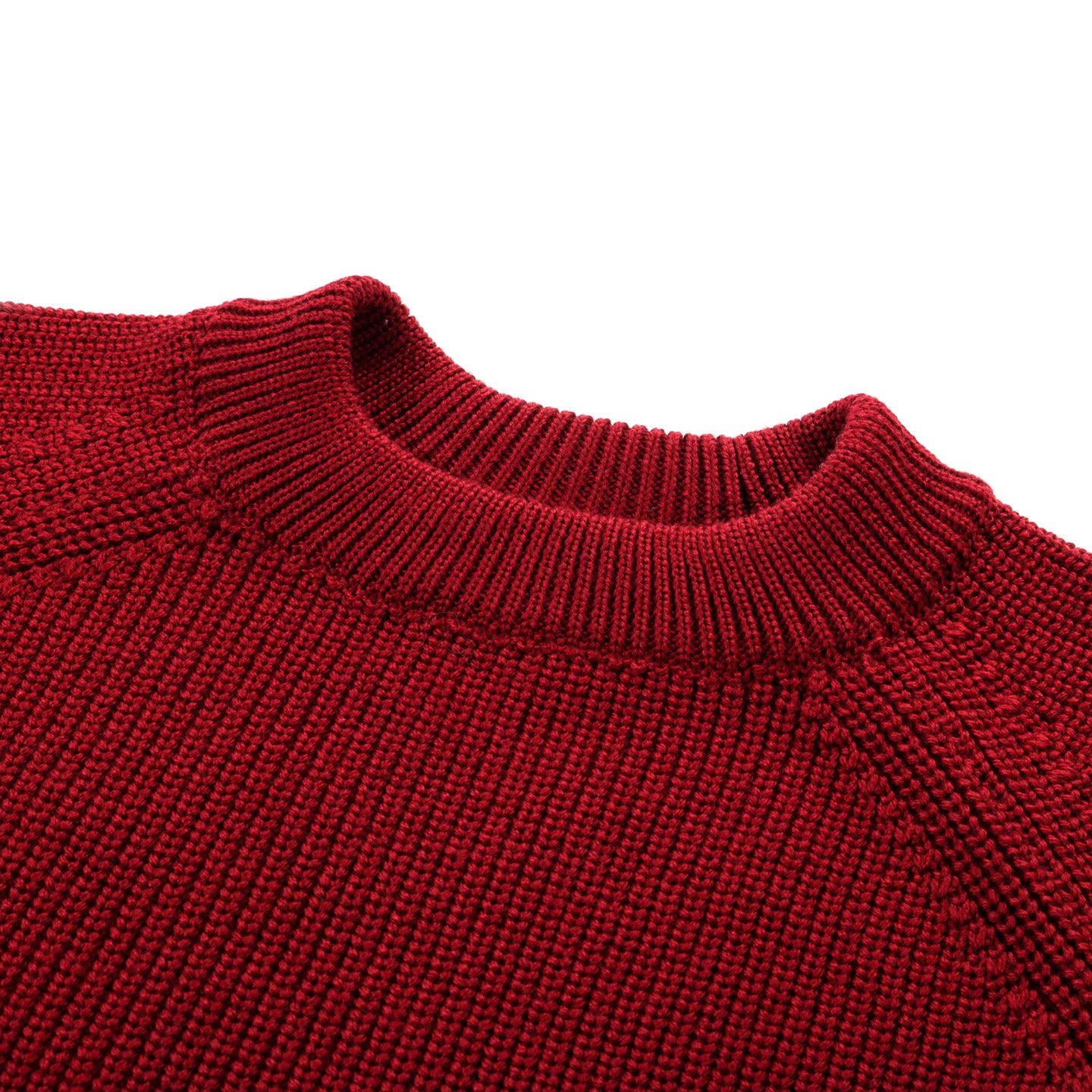ARPENTEUR PLANO SWEATER MERINO WOOL RIB RED