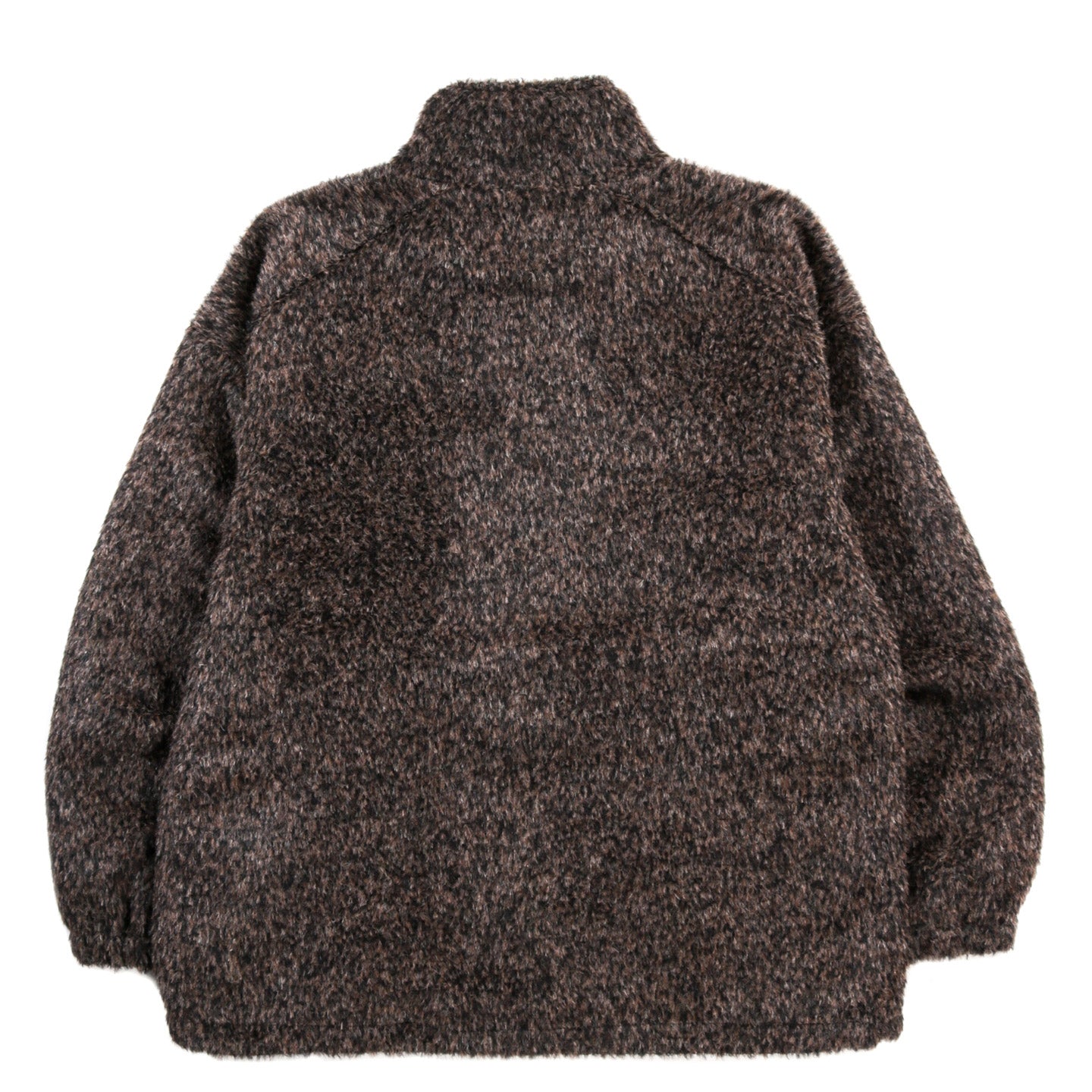 ARCHIE FUNNEL ZIP JACKET FELTED ALPACA WOOL