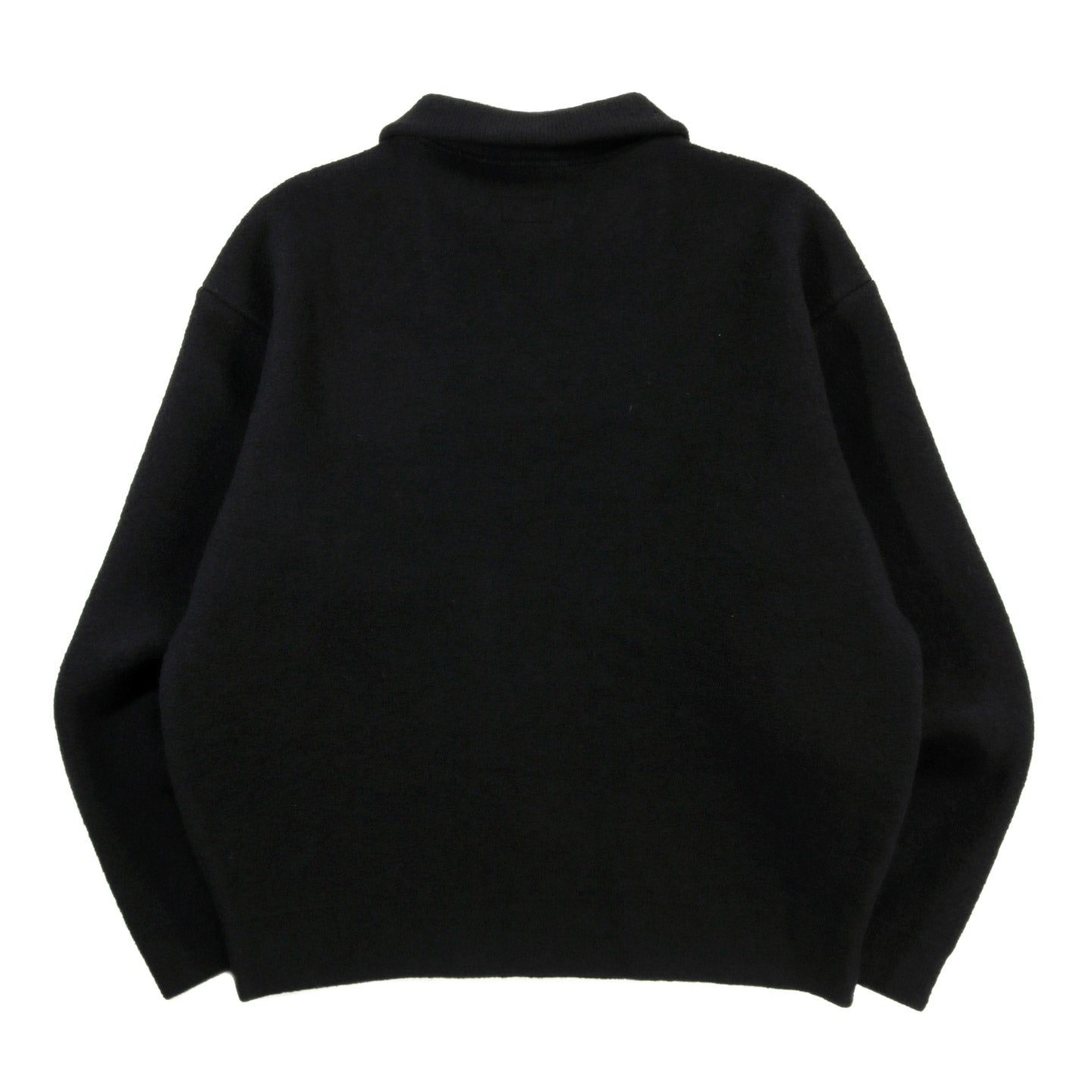 ARPENTEUR CAM SWEATER FELTED WOOL BLACK