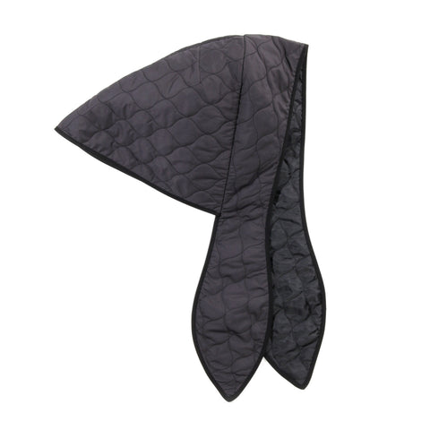 ARCHIE HEADSCARF BLACK QUILTED NYLON