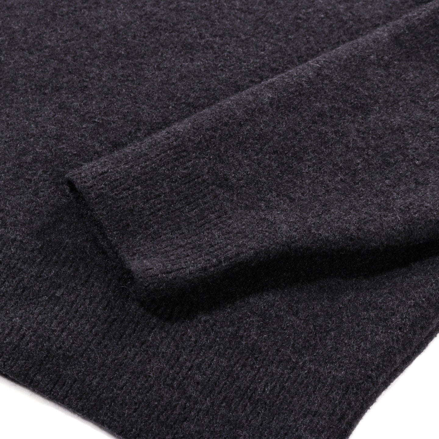 ARPENTEUR CAM SWEATER FELTED WOOL CHARCOAL