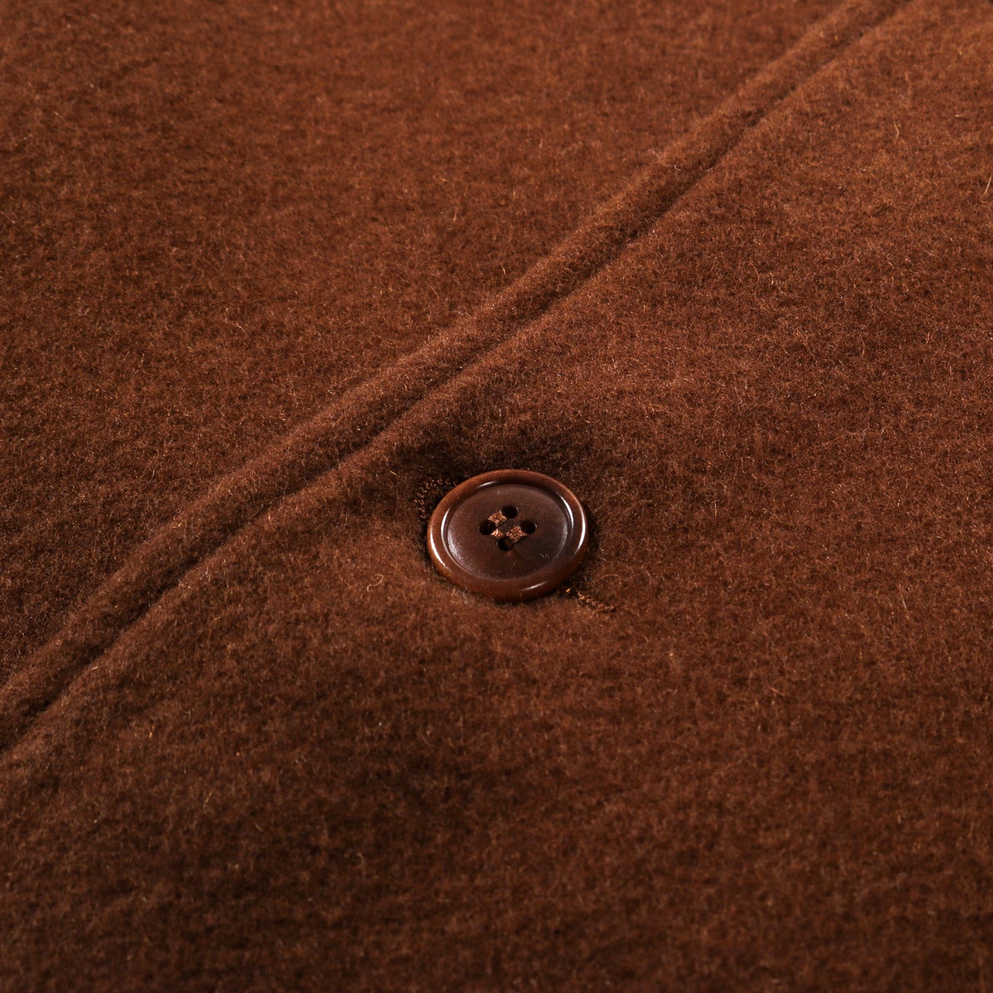 ARPENTEUR LUX JACKET SHAGGY WOOL TOBACCO
