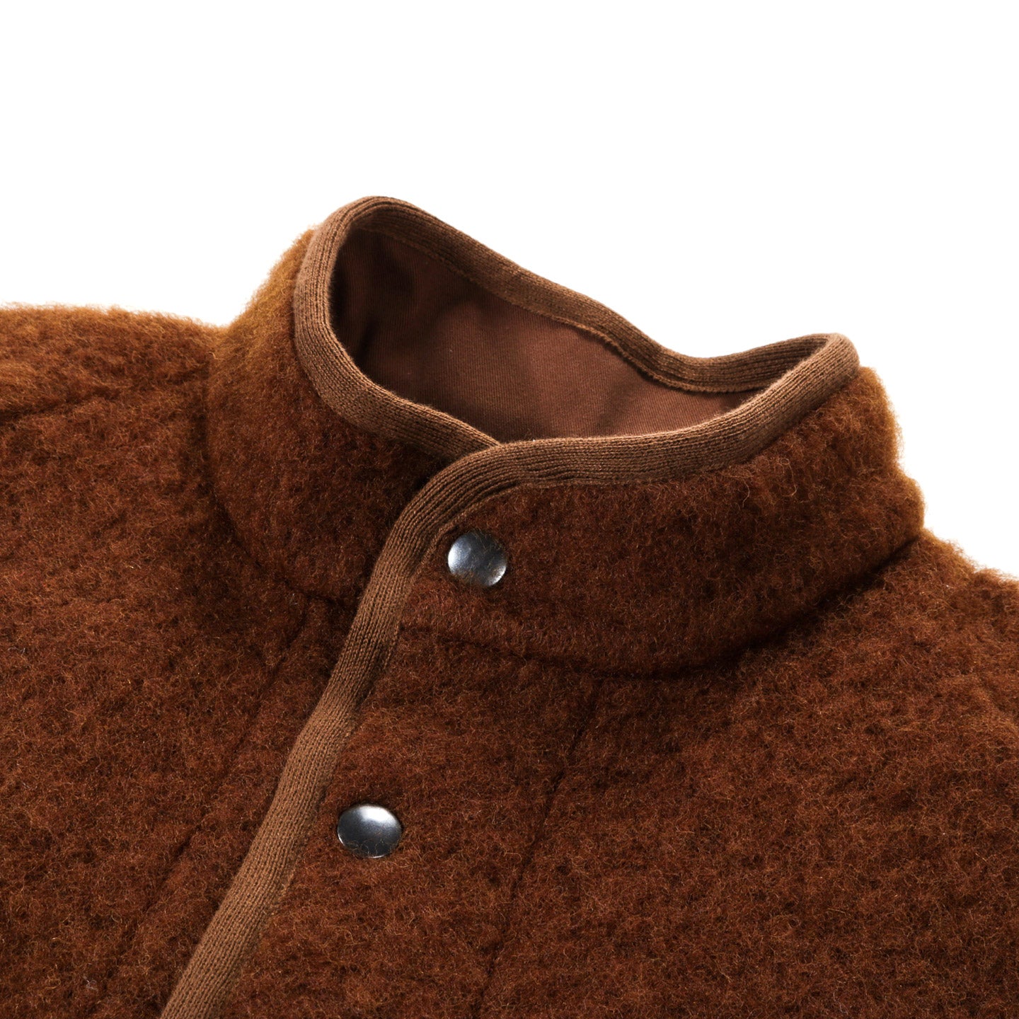 ARPENTEUR CONTOUR JACKET SHAGGY WOOL TOBACCO