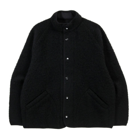 ARPENTEUR CONTOUR JACKET SHAGGY WOOL BLACK