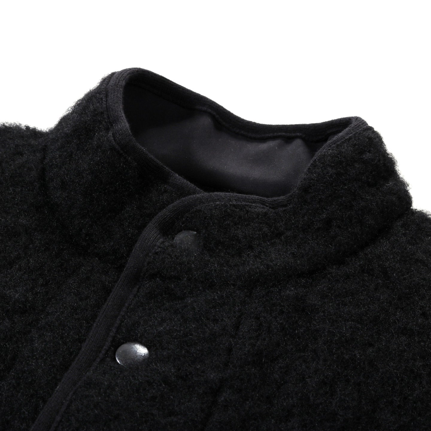 ARPENTEUR CONTOUR JACKET SHAGGY WOOL BLACK