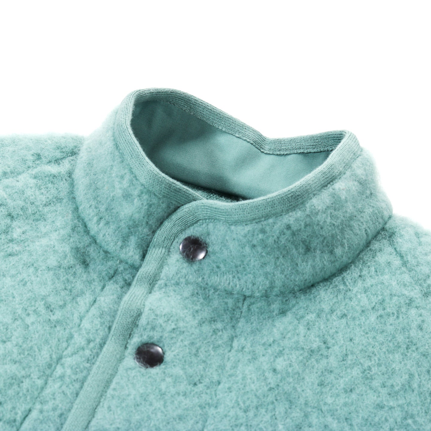 ARPENTEUR CONTOUR JACKET SHAGGY WOOL TURQUOISE