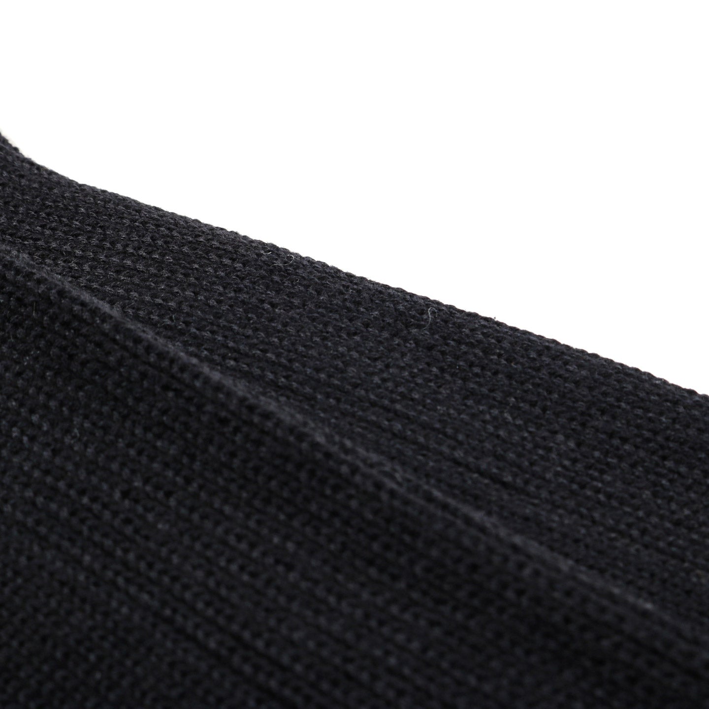 AURALEE COTTON CASHMERE LOW GAUGE SOCKS BLACK