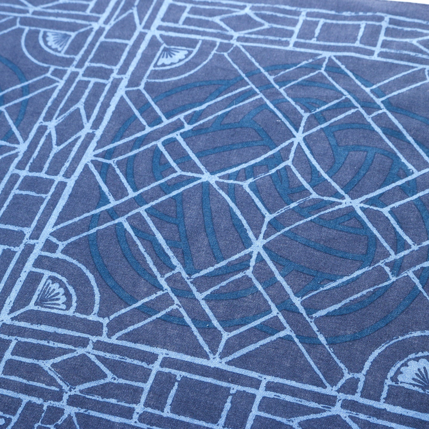 BLUE BLUE JAPAN MIZUHIKI BANDANA DARK NAVY
