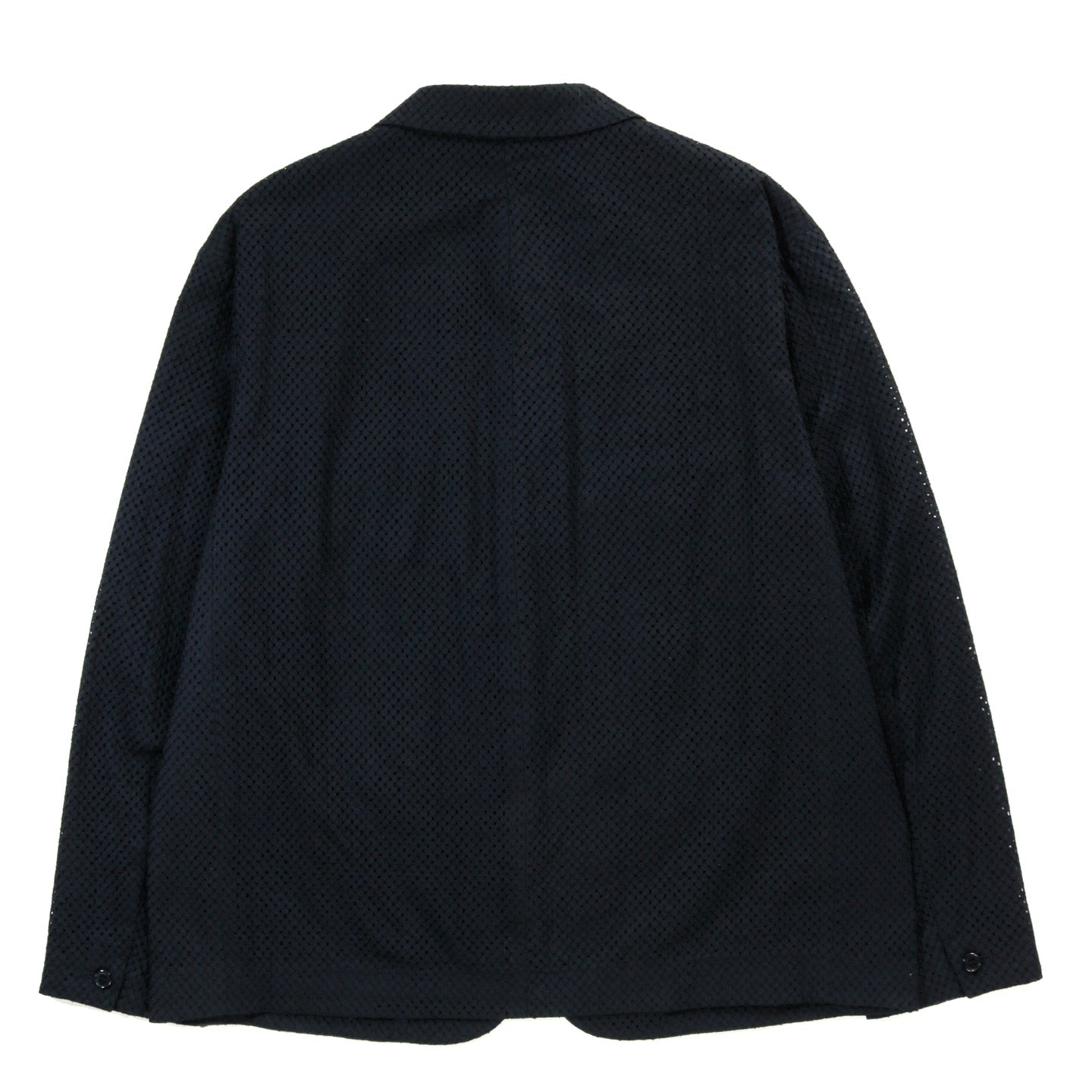 BLUE BLUE JAPAN MEYER LACE TAILORED JACKET DARK NAVY