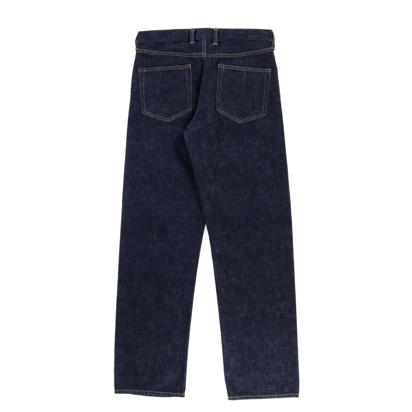 BLUE BLUE JAPAN SELVEDGE DENIM STRAIGHT LEG JEANS ONE WASH