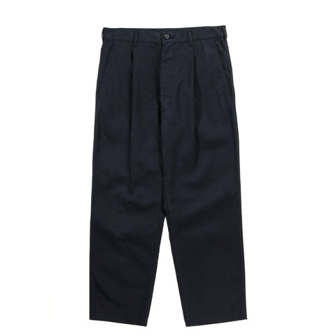 COMME DES GARCONS HOMME P028 PLEATED CHINO NAVY