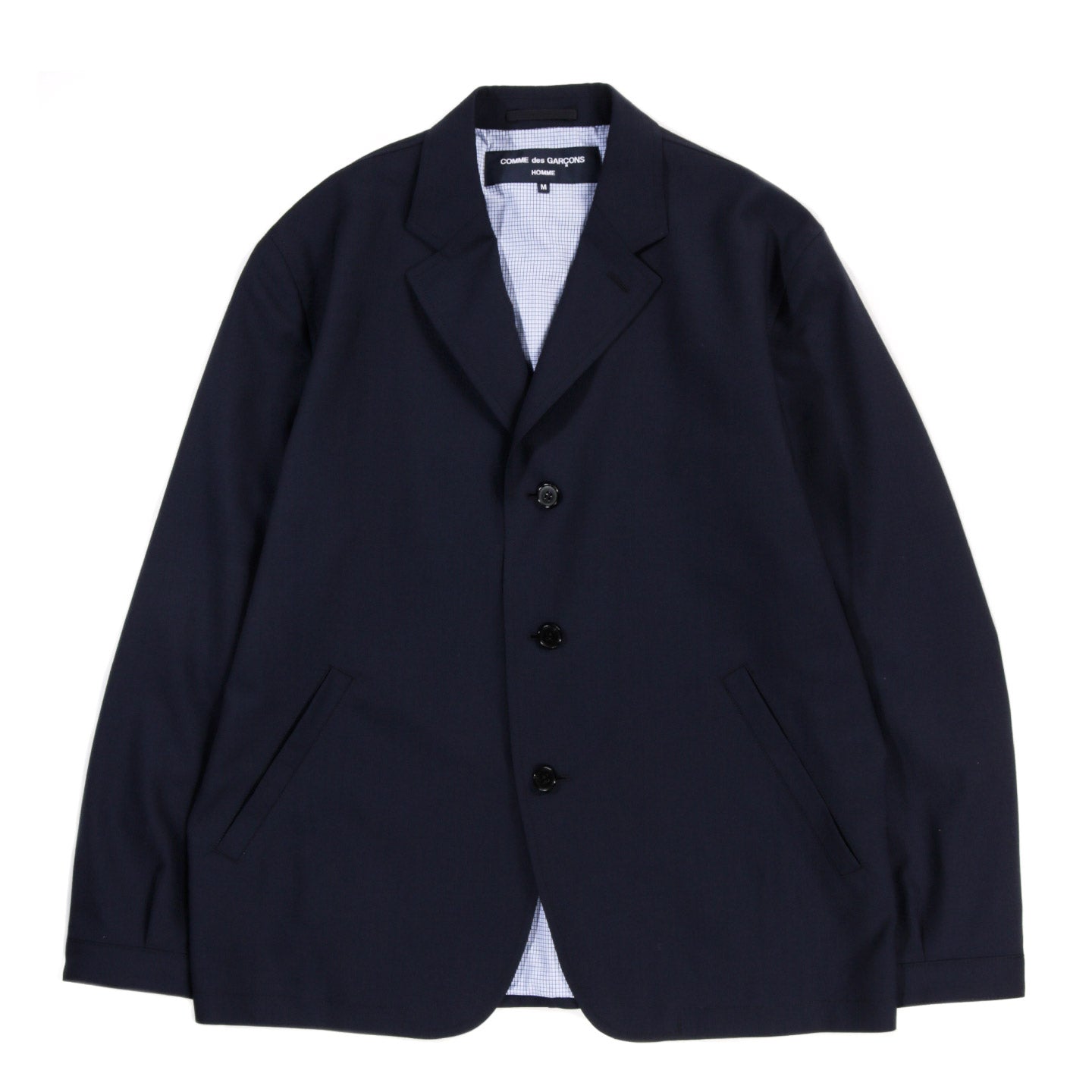 COMME DES GARCONS HOMME J102 SUIT JACKET NAVY - Main Image