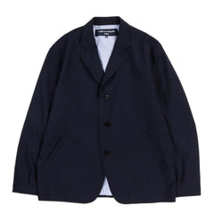 スーツ COMME DES GARCONS Women Suit Jackets RN J012 NAVY Comme des Garcons Navy Zigzag Back Detail Blazer – The