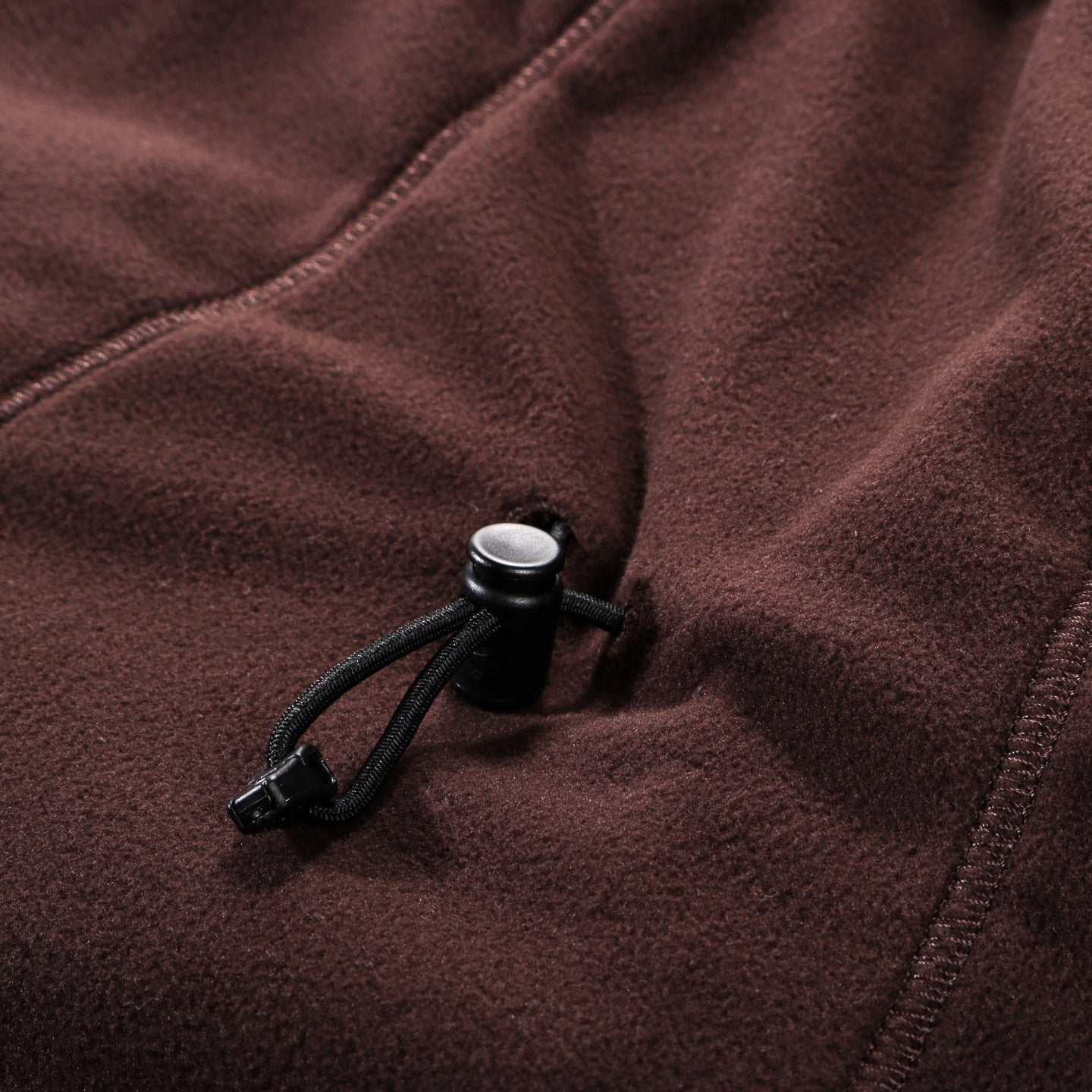 COMME DES GARCONS HOMME K401 POLARTEC WIND PRO HOOD BROWN