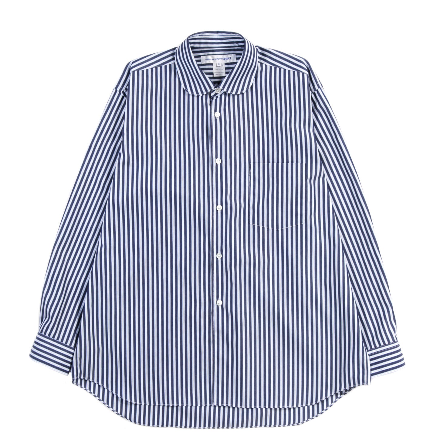 COMME DES GARCONS SHIRT FOREVER B219 WIDE CLASSIC ROUNDED COLLAR STRIP COMME DES GARCONS SHIRT FOREVER B219 WIDE CLASSIC ROUNDED COLLAR STRIP