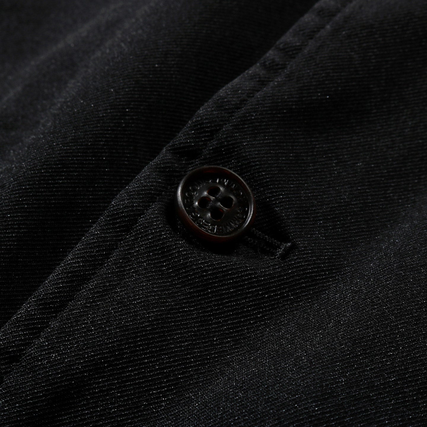 COMME DES GARCONS HOMME J033 POLY SERGE SPORT JACKET BLACK