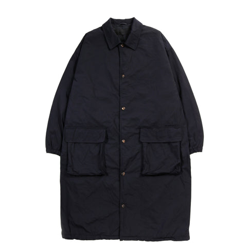 COMME DES GARCONS HOMME C003 POLY OXFORD COAT NAVY