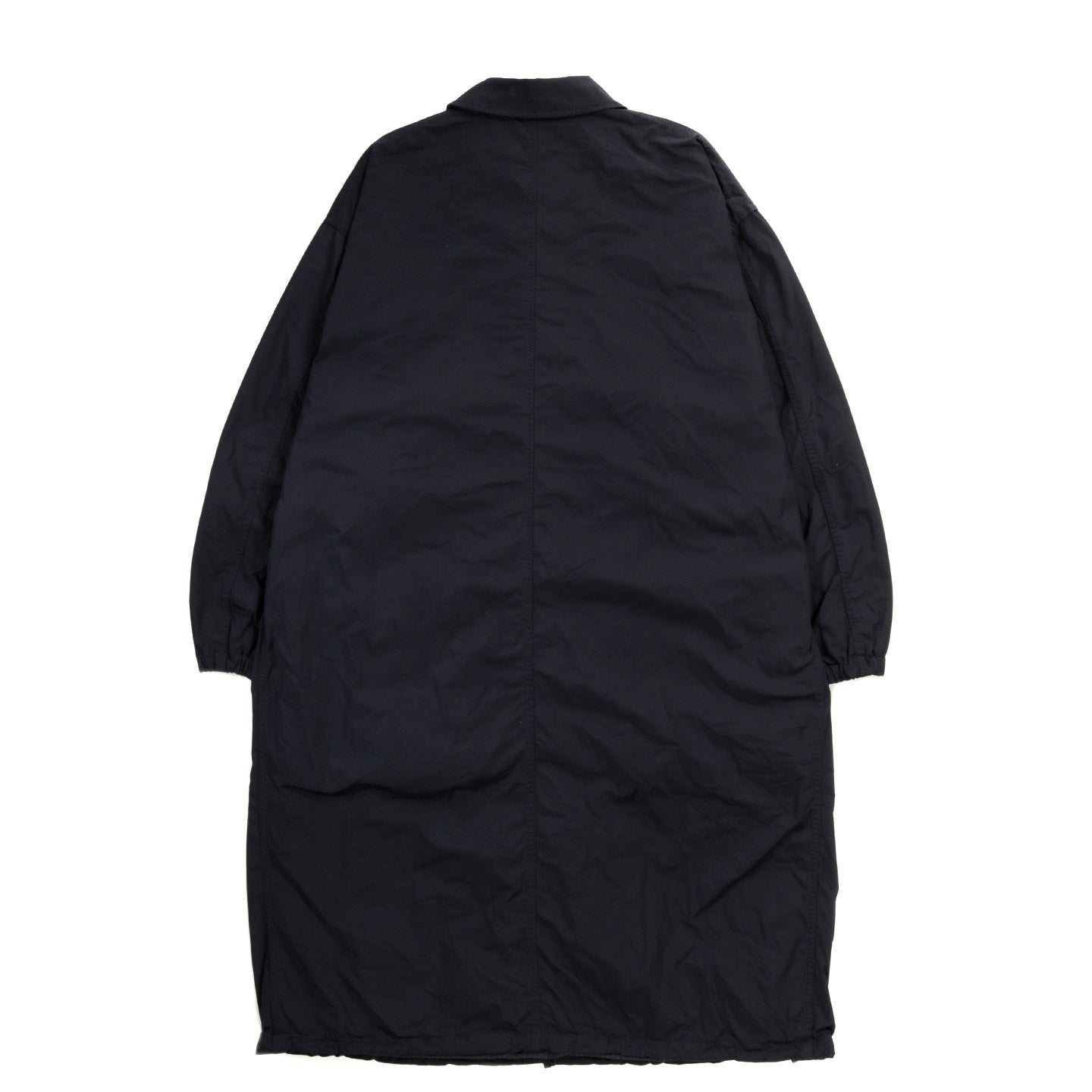 COMME DES GARCONS HOMME C003 POLY OXFORD COAT NAVY