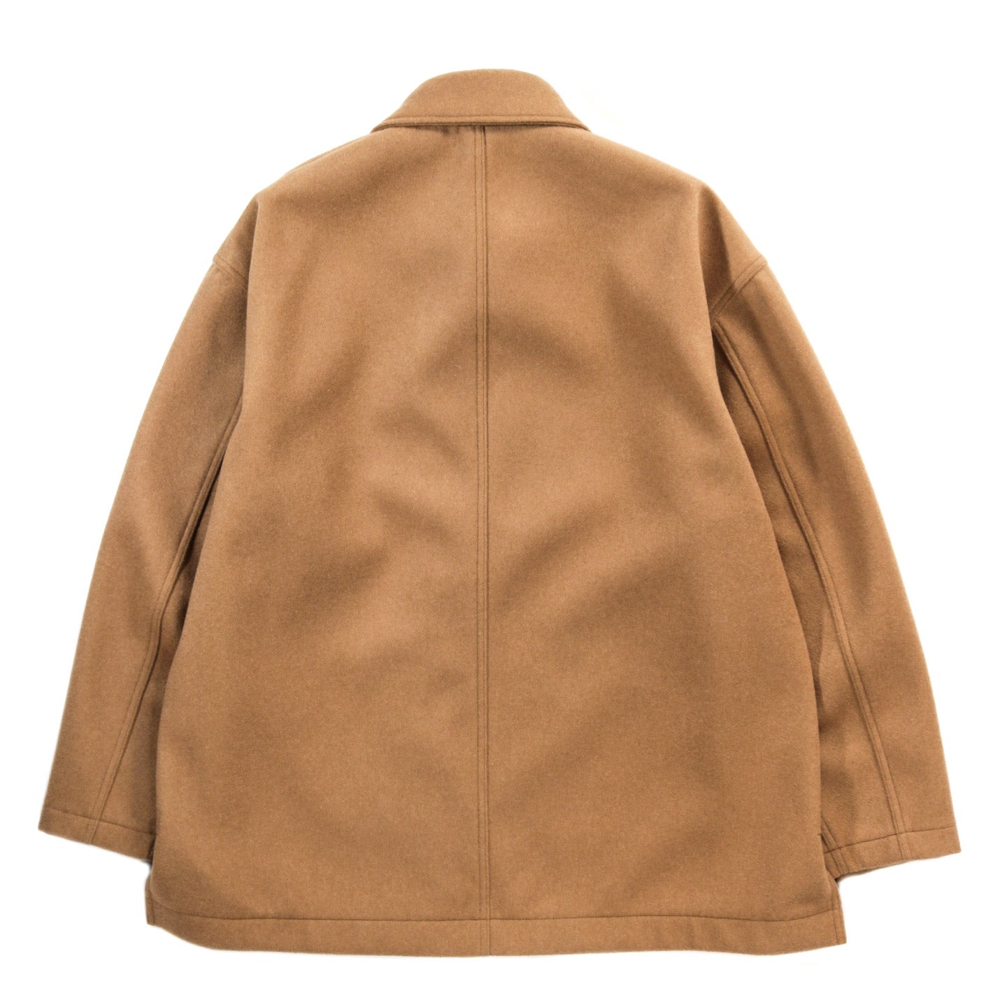 COMME DES GARCONS HOMME J023 BONDED WOOL JACKET CAMEL