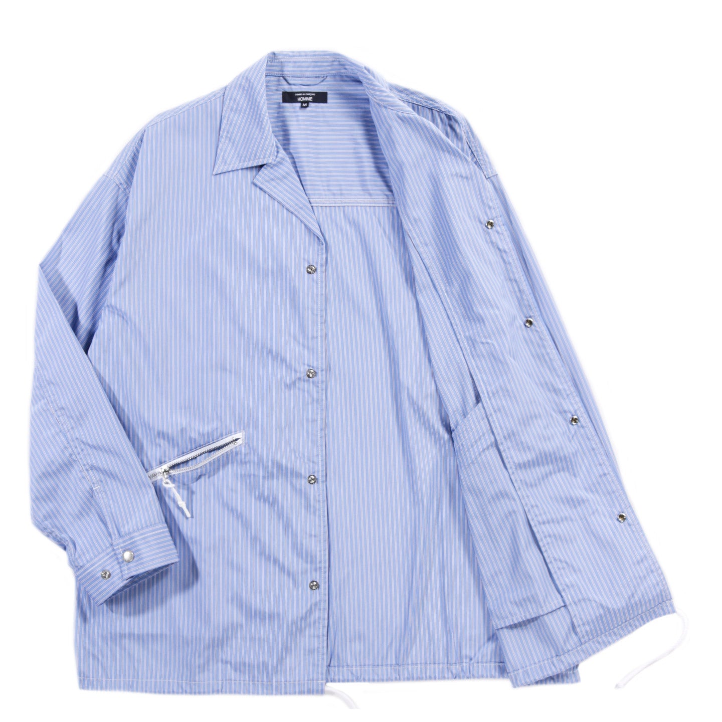 COMME DES GARCONS HOMME B006 SHIRTING JACKET NAVY / SAX / WHITE