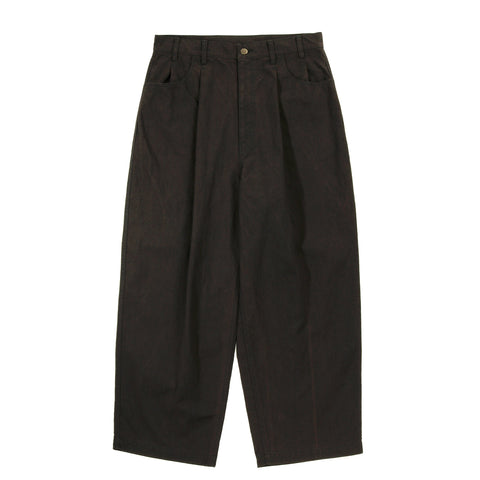 COMME DES GARCONS HOMME P003 NYLON PLEATED PANT BROWN