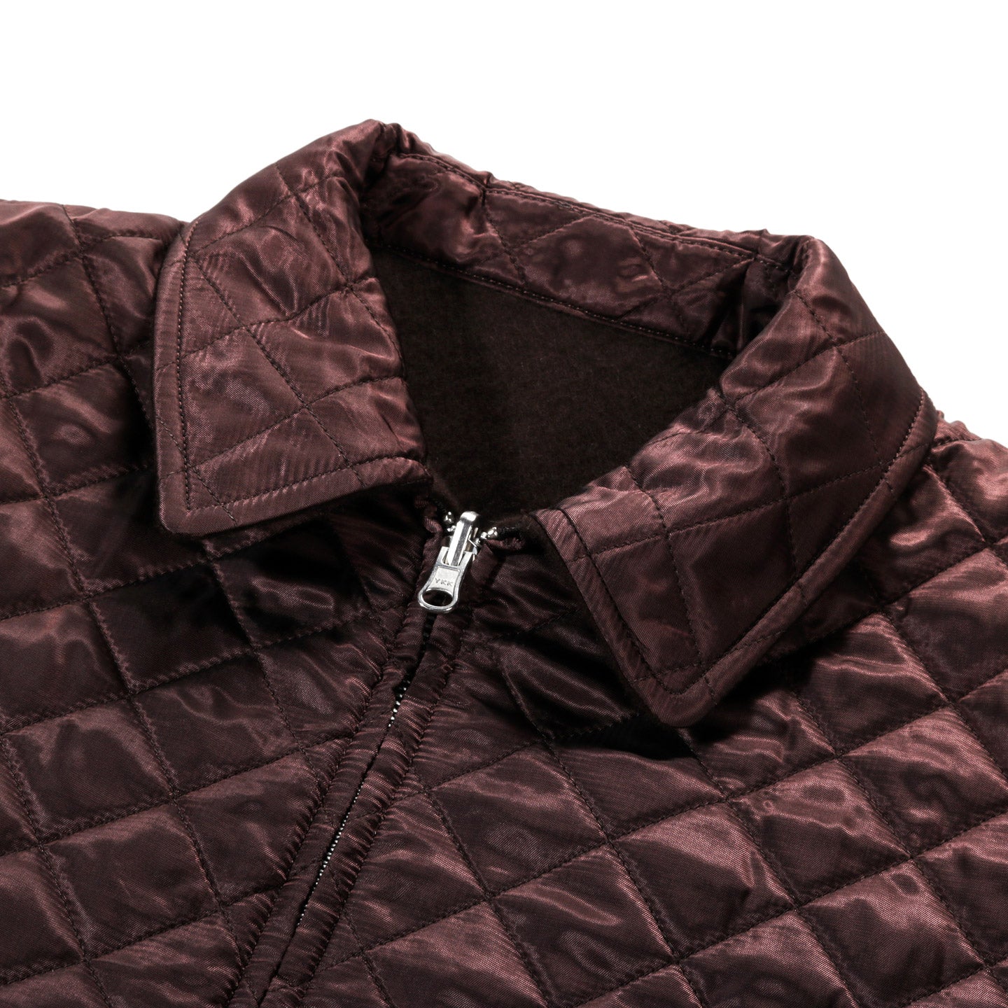 COMME DES GARCONS HOMME J024 REVERSIBLE QUILTED WOOL JACKET BROWN