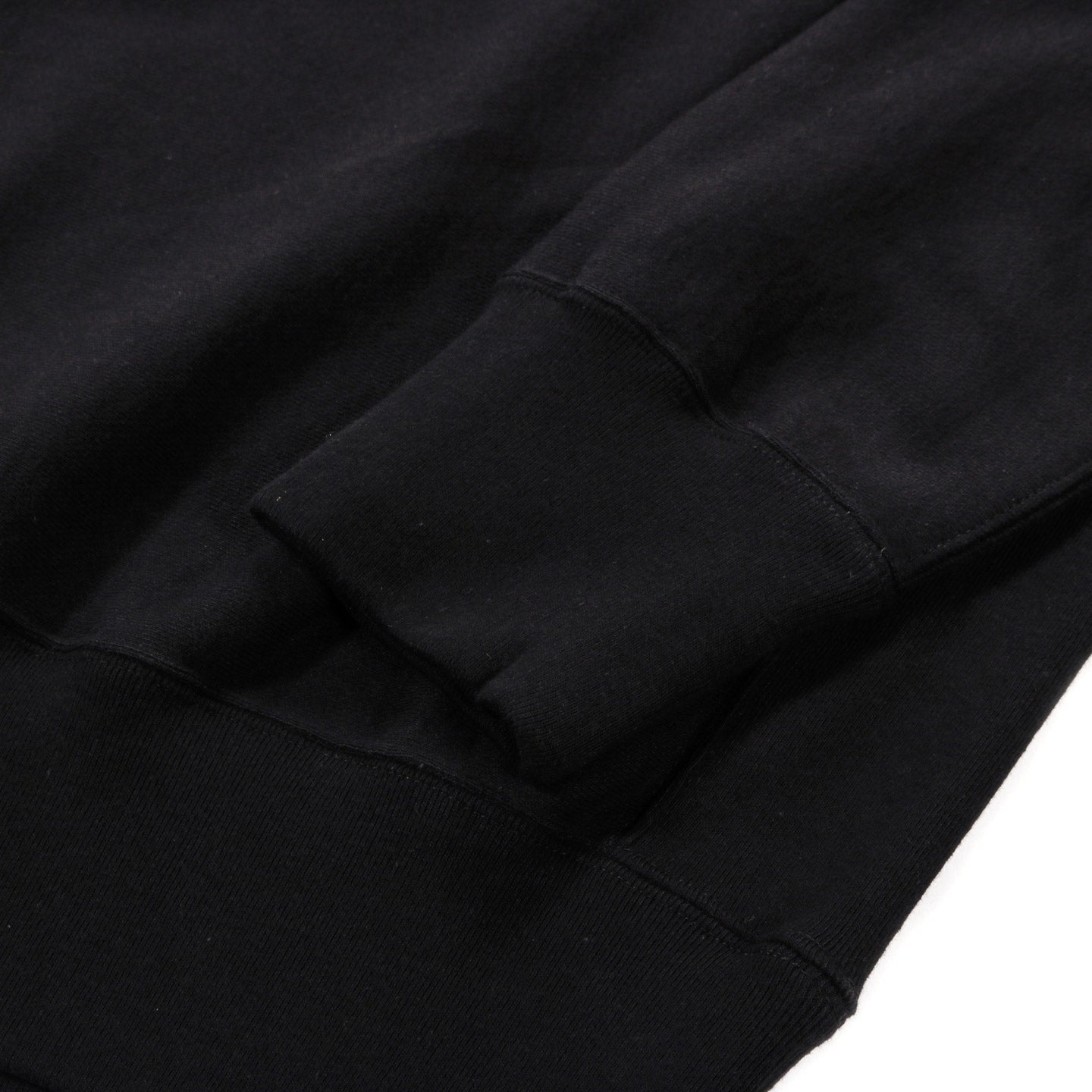 COMME DES GARCONS HOMME T017 OVERSIZED TURTLENECK SWEATSHIRT BLACK