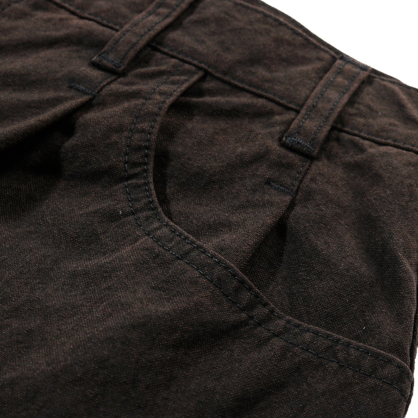 COMME DES GARCONS HOMME P003 NYLON PLEATED PANT BROWN