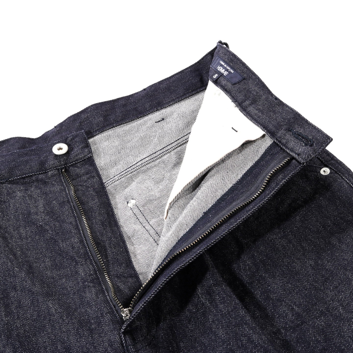 COMME DES GARCONS HOMME P026 PLEATED DENIM PANT INDIGO