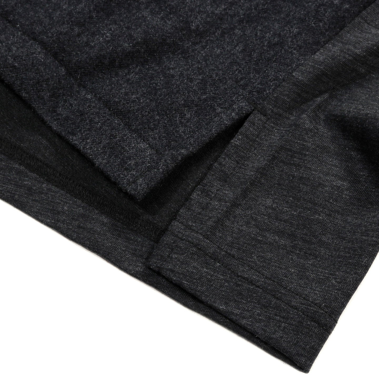 COMME DES GARCONS HOMME T016 WOOL ZIP SHIRT CHARCOAL