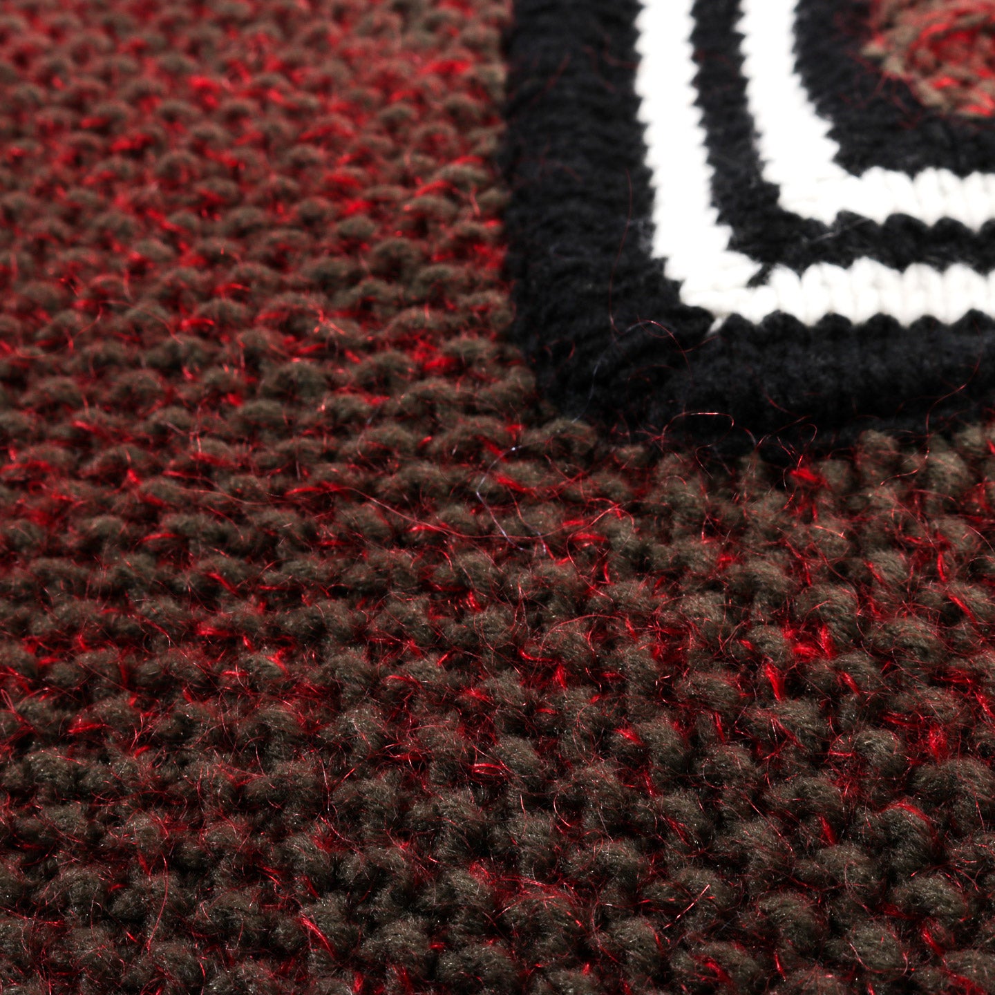 COGNOMEN LAYERED KNIT VEST BROWN