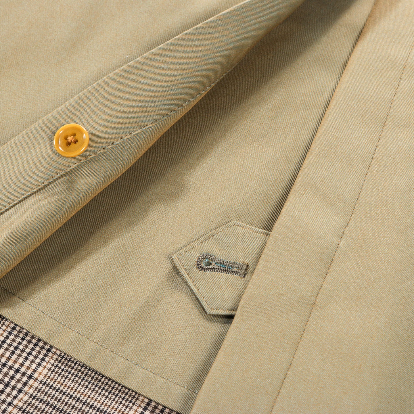COGNOMEN REVERSIBLE HARRINGTON VEST BEIGE