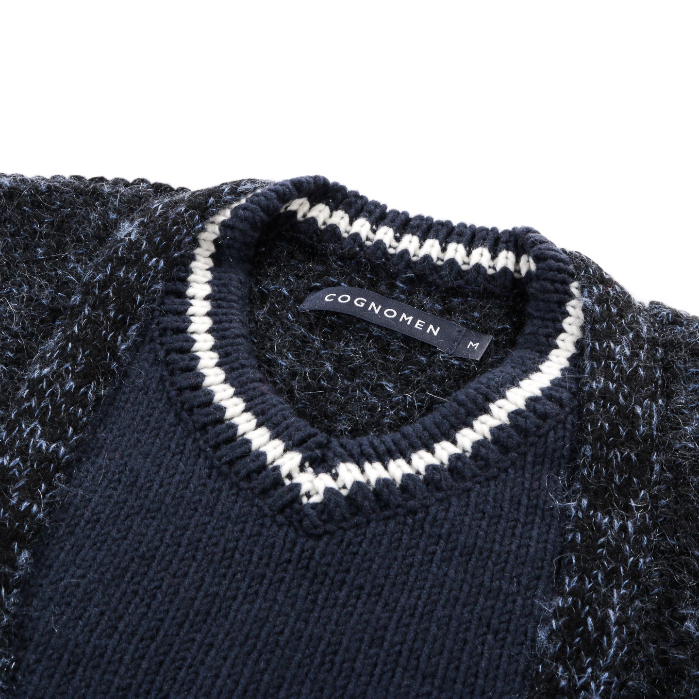 COGNOMEN LAYERED KNIT CARDIGAN NAVY