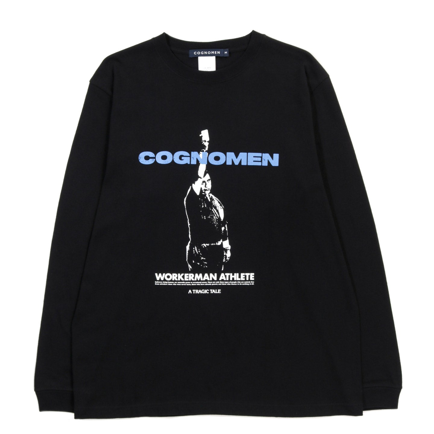 COGNOMEN WORKERMAN ATHLETE LS T-SHIRT BLACK