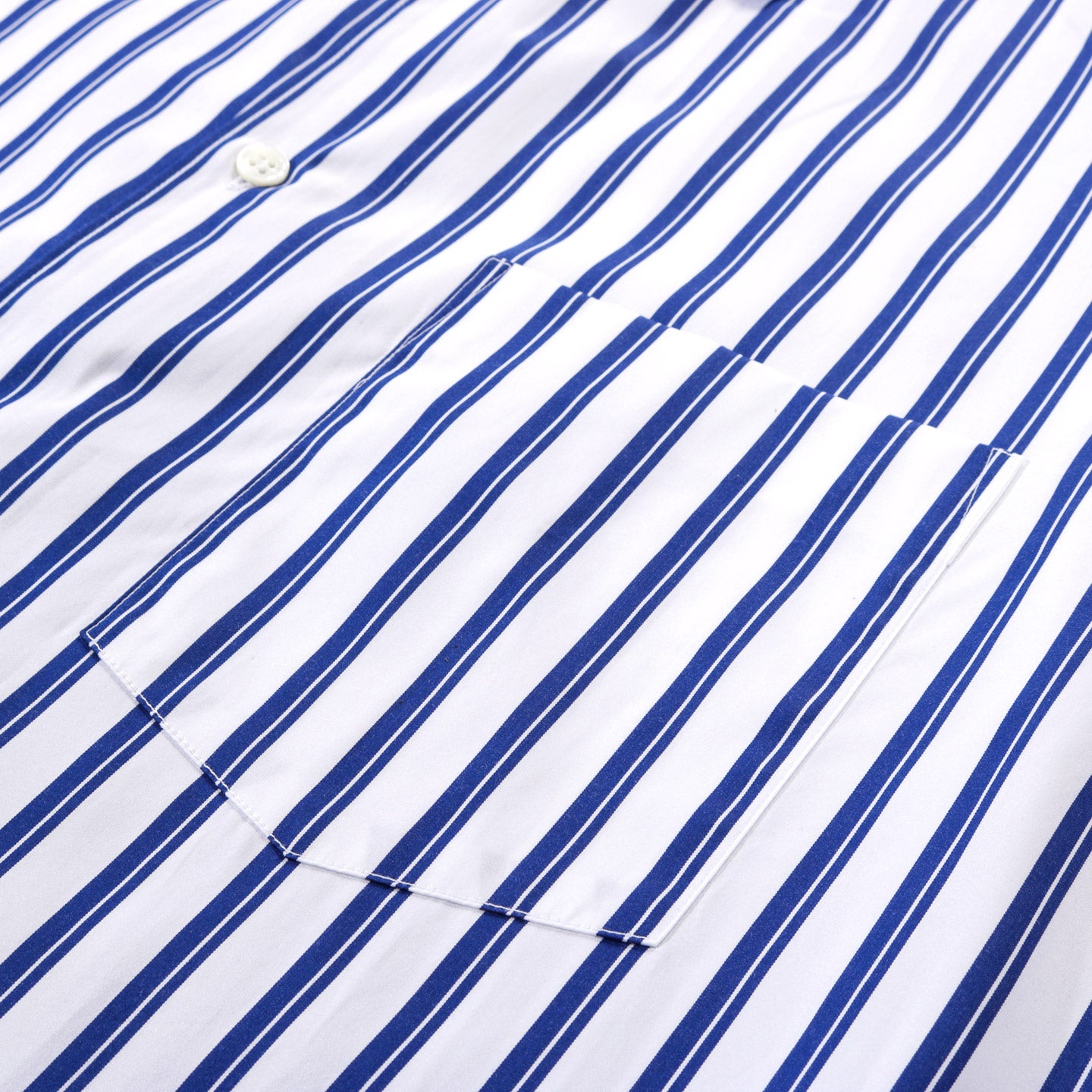 COMME DES GARCONS SHIRT FOREVER B115 WIDE CLASSIC WHITE / BLUE STRIPE