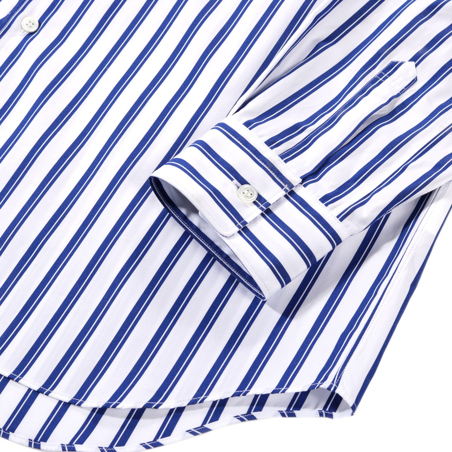 COMME DES GARCONS SHIRT FOREVER B115 WIDE CLASSIC WHITE / BLUE STRIPE
