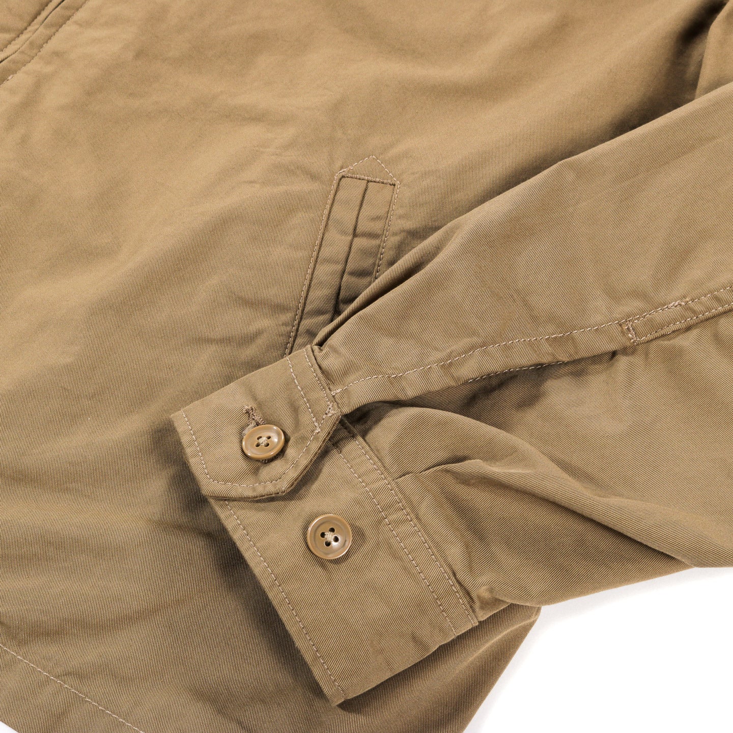 ENGINEERED GARMENTS CLAIGTON JACKET KHAKI NYCO TWILL