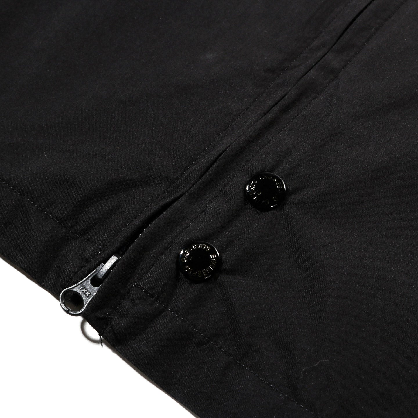 ENGINEERED GARMENTS CLAIGTON JACKET BLACK LT. WEIGHT NYCO POPLIN