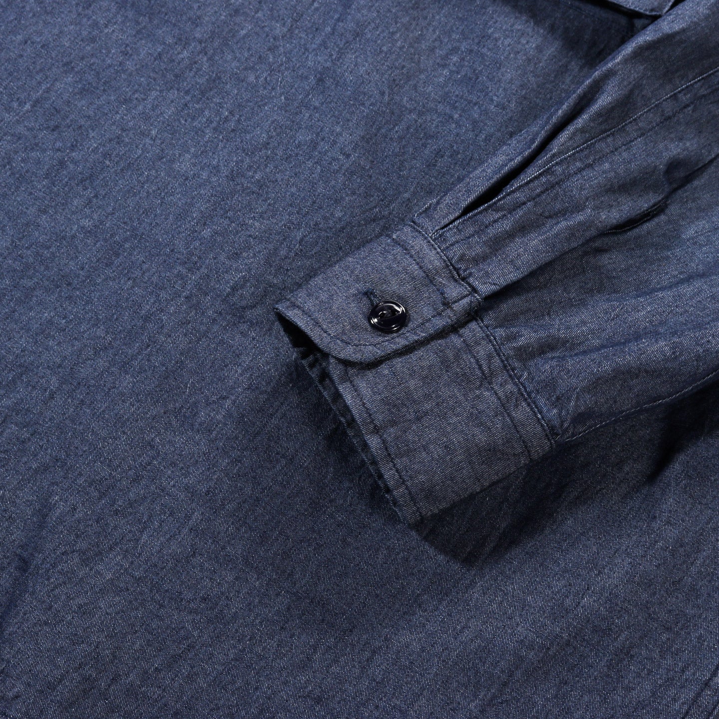 ENGINEERED GARMENTS BINOCULAR SHIRT INDIGO COTTON DENIM SHIRTING