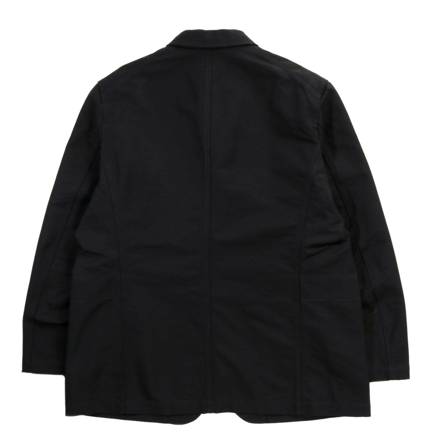 ENGINEERED GARMENTS BEDFORD JACKET BLACK COTTON DOUBLE CLOTH