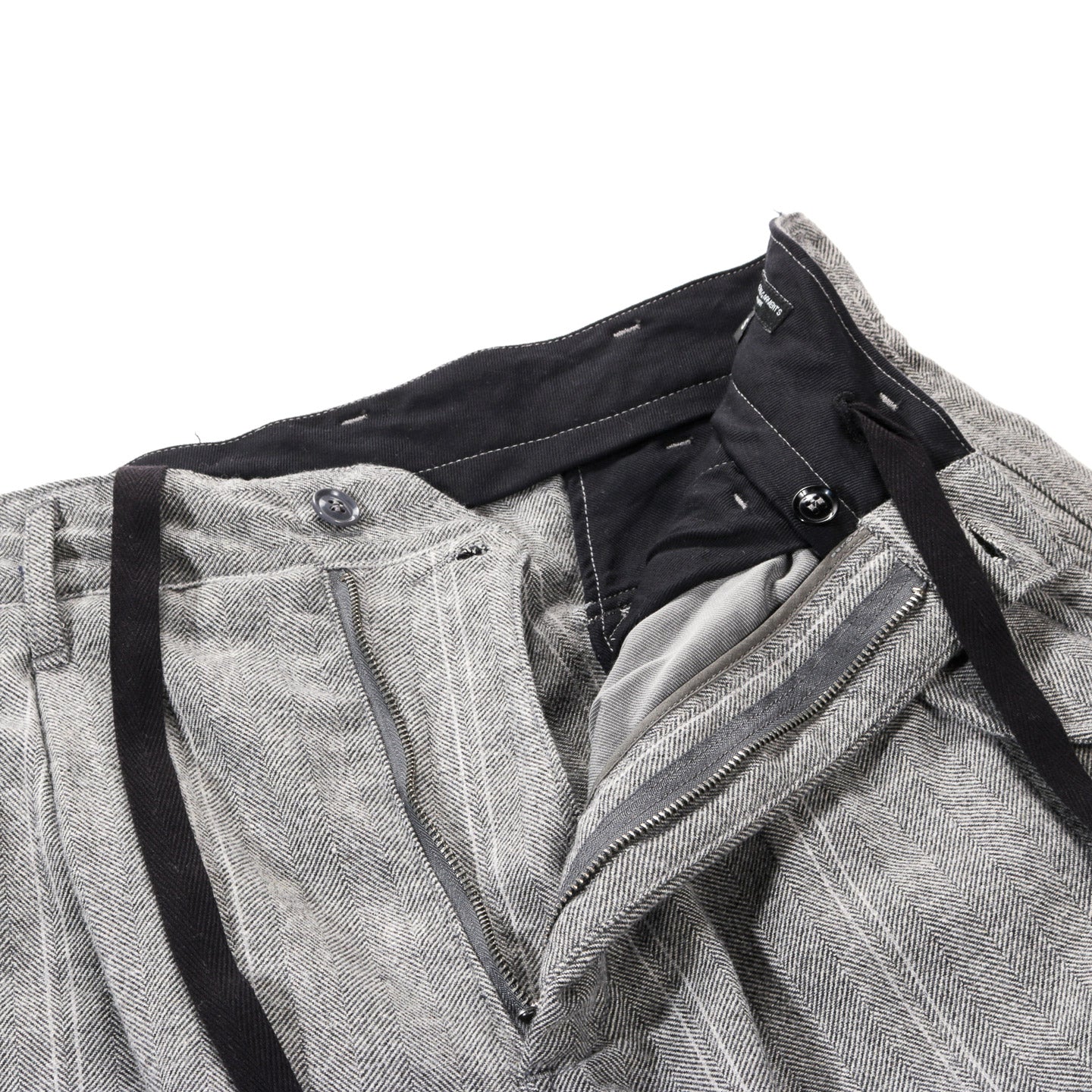 ENGINEERED GARMENTS IAC PANT LT. GREY WOOL STRIPED HB