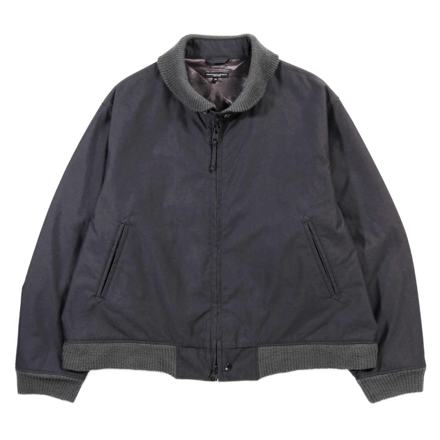 ENGINEERED GARMENTS LL JACKET CHARCOAL CP WEATHER POPLIN
