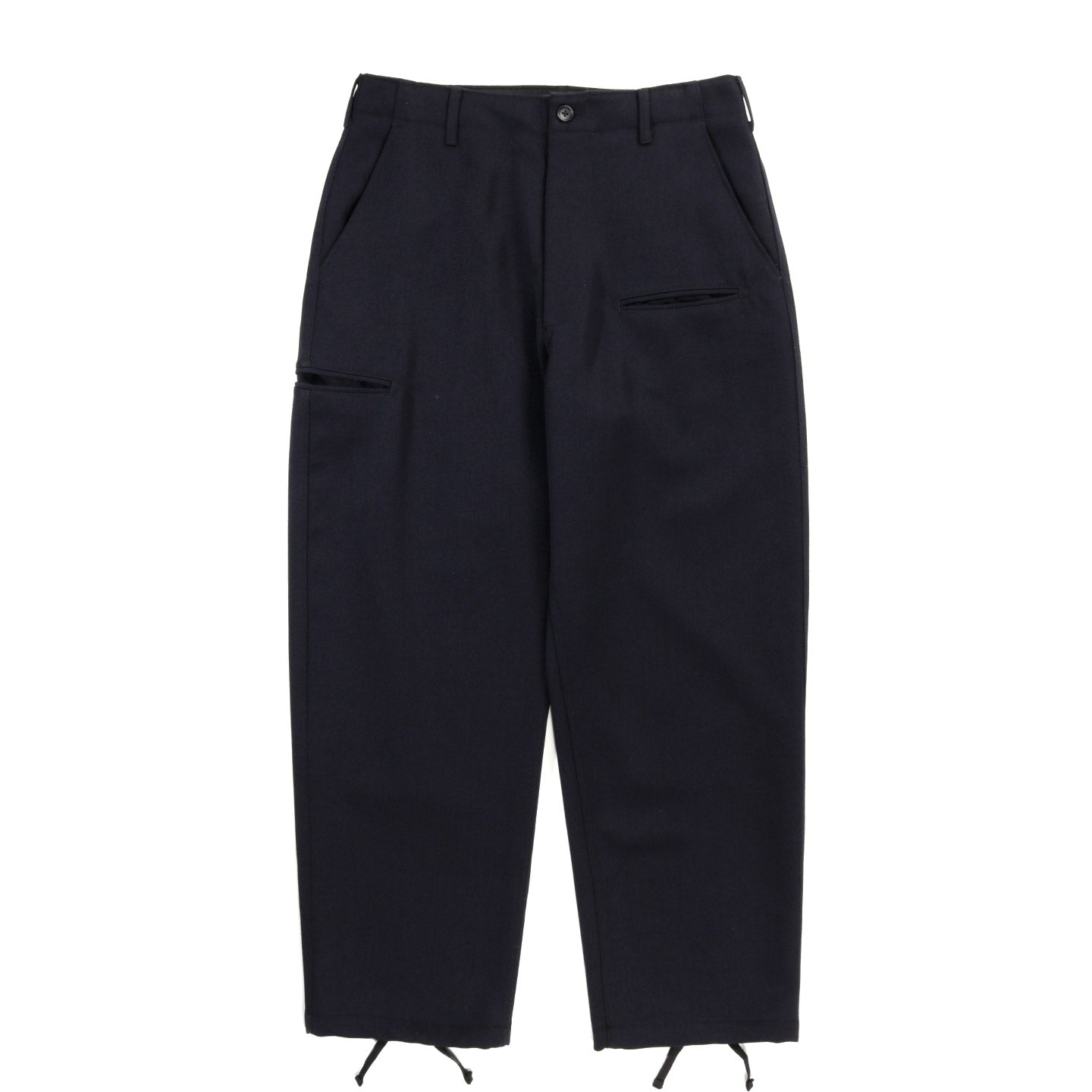 ENGINEERED GARMENTS NNP PANT DK NAVY HEAVY WOOL ELASTIQUE