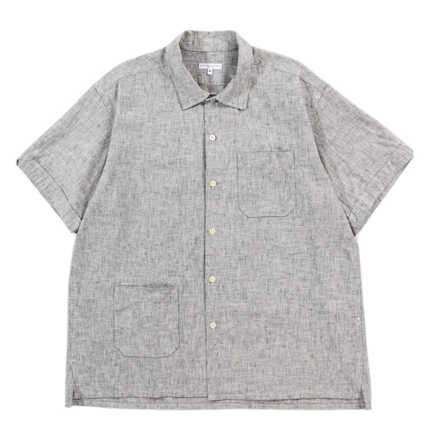 ENGINEERED GARMENTS CAMP SHIRT H.GREY CL MELANGE