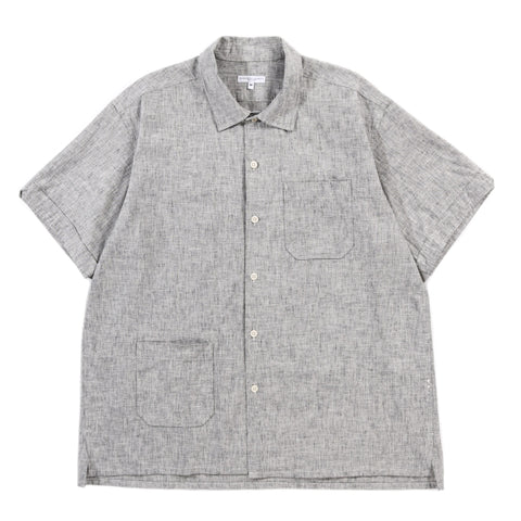 ENGINEERED GARMENTS CAMP SHIRT H.GREY CL MELANGE