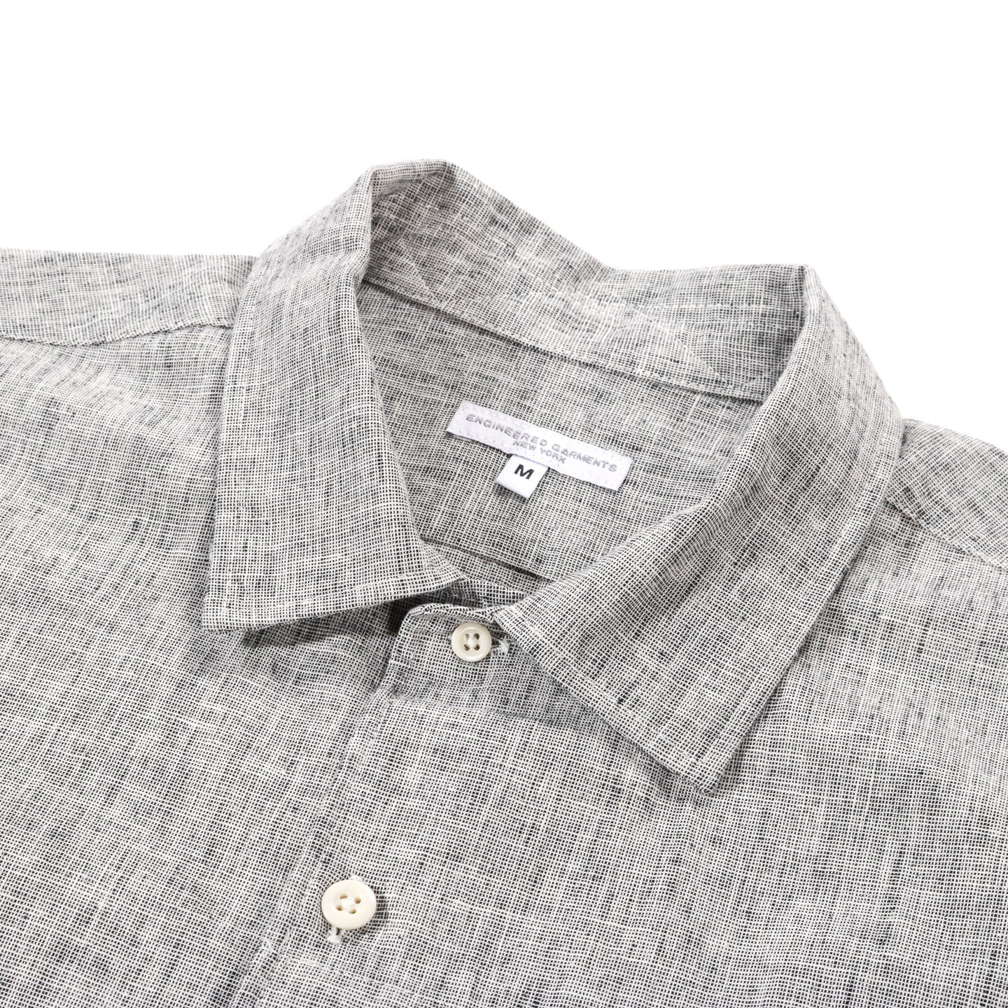 ENGINEERED GARMENTS CAMP SHIRT H.GREY CL MELANGE
