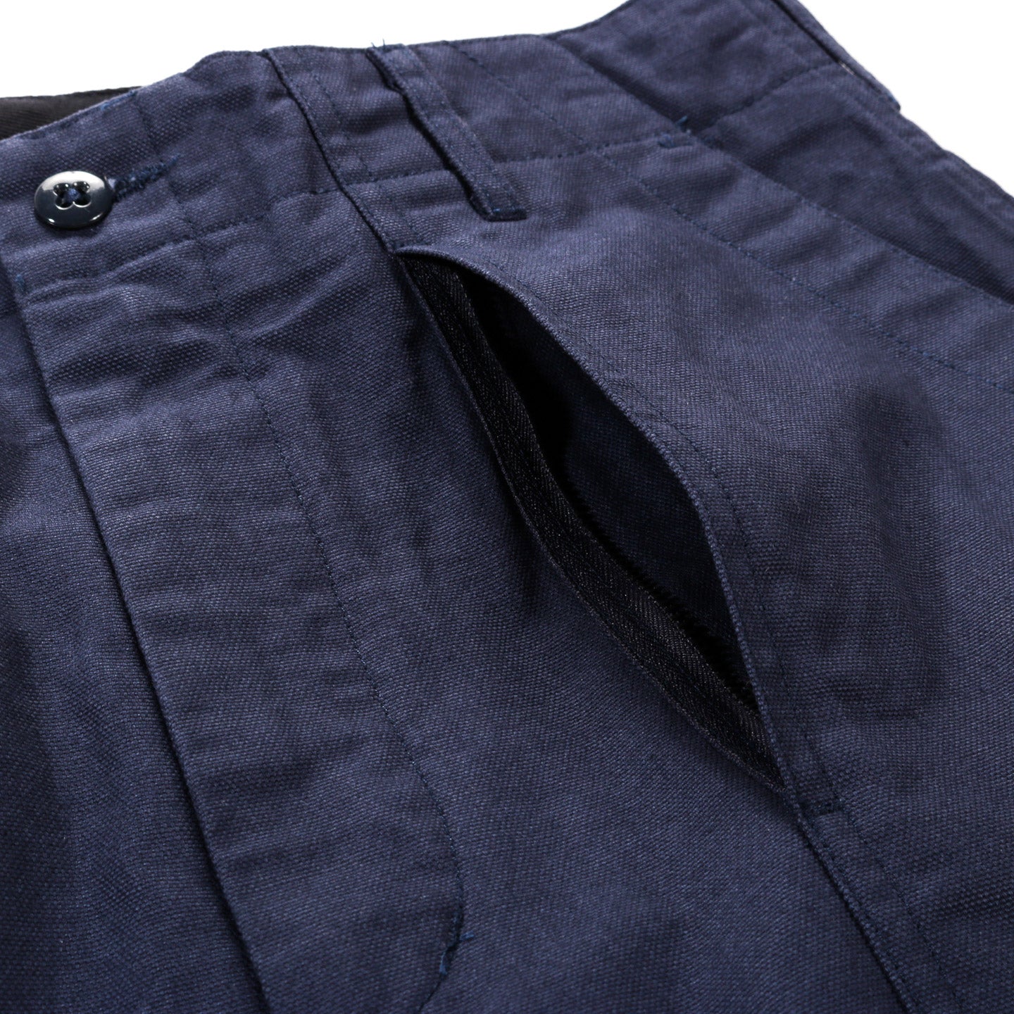 ENGINEERED GARMENTS FATIGUE PANT NAVY 10OZ. DUCK CANVAS