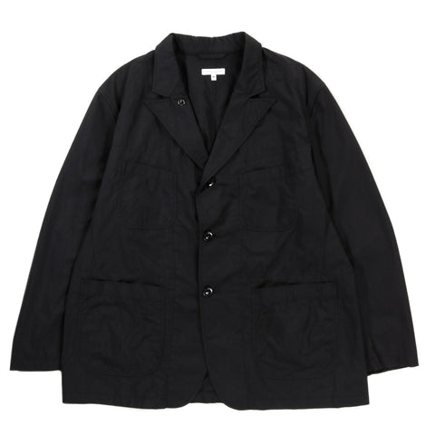 ENGINEERED GARMENTS BEDFORD JACKET BLACK LT. WEIGHT NYCO POPLIN