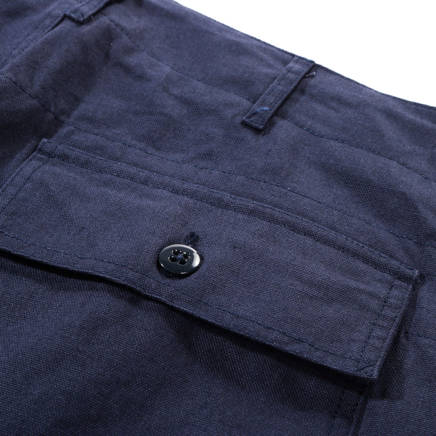 ENGINEERED GARMENTS FATIGUE PANT NAVY 10OZ. DUCK CANVAS