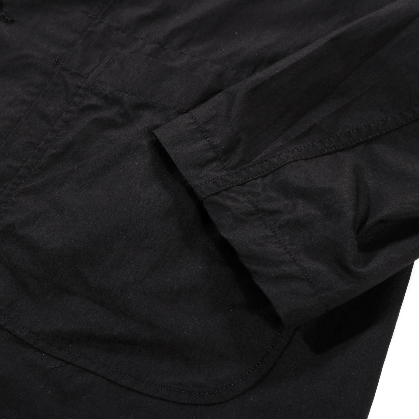 ENGINEERED GARMENTS BEDFORD JACKET BLACK LT. WEIGHT NYCO POPLIN